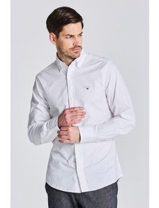 KOŠILE GANT D1. SLIM OXFORD STRETCH SHIRT bílá XL