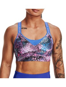 Podprsenka Under Armour UA Infinity High Print Bra-PNK 1369026-640