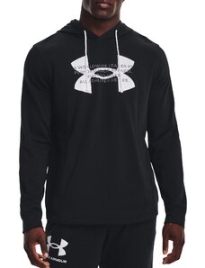 Mikina s kapucí Under Armour UA Rival Terry Logo Hoodie-BLK 1373382-001