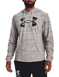 Mikina s kapucí Under Armour UA Rival Terry Logo Hoodie-WHT 1373382-112