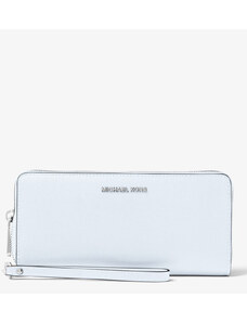 Michael Kors Peněženka Saffiano Leather Continental Wallet Soft Sky