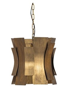 Hoorns Mosazné kovové závěsné svítidlo Jermaine 40 cm