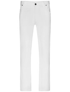 James & Nicholson Pánské bílé strečové kalhoty JN3002
