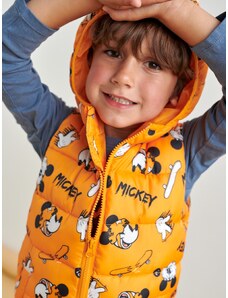 Sinsay - Prošívaná vesta Mickey Mouse - oranžová