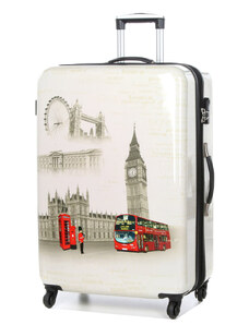 Cestovní kufr Madisson London L krémový 96 l