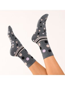 Blancheporte Sada 4 párů jednobarevných a puntíkatých ponožek assort 39-42