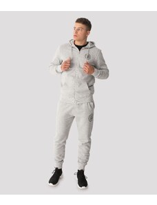 RetroJeans BARABAR ZIPUP HOODIE OUT JOGGING TOP, GREY MELANGE