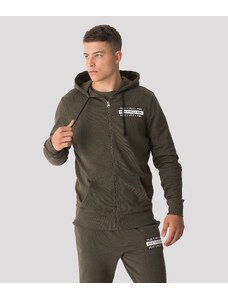 RetroJeans KIAN ZIPUP HOODIE OUT JOGGING TOP, KHAKI