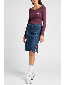 Wrangler Riflová sukně Lee PENCIL SKIRT INKY