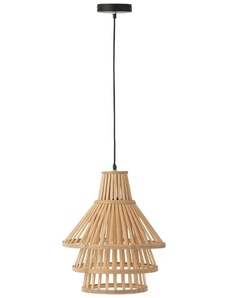 Bambusové závěsné světlo J-Line Ryssa 42 cm