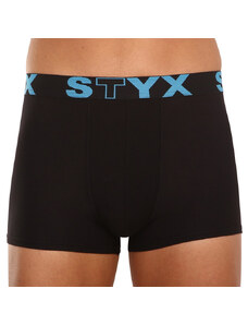 Pánské boxerky Styx sportovní guma černé (G961)
