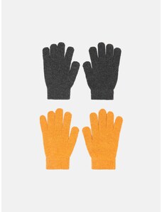 Sinsay - Sada 2 párů rukavic - oranžová
