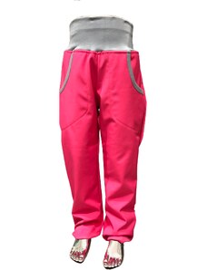 Dětské kalhoty softshellové zateplené růžové Elegantbaby