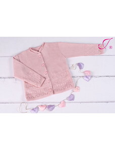 Dívčí svetr růžový Jomar 047