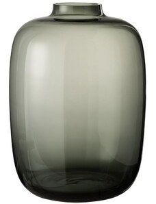 Zelená skleněná váza J-Line Nogun 45 cm