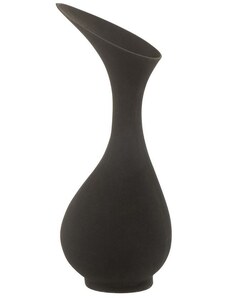 Černá hliníková váza J-Line Rutie 60 cm