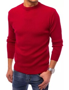 Klasický pánský svetr - Červený