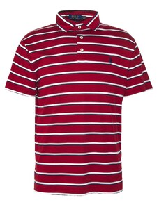 Ralph Lauren pánské polo tričko pruhované Logo Signature červené/bílé