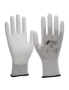 NITRAS Antistatické rukavice s PU povlakem // 6230