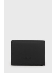 Peněženka Rains 16020 Folded Wallet černá barva, 16020.01-01.Black