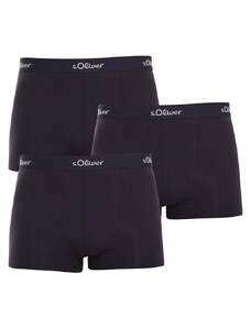 3PACK pánské boxerky S.Oliver tmavě modré (JH-34B-31184142)