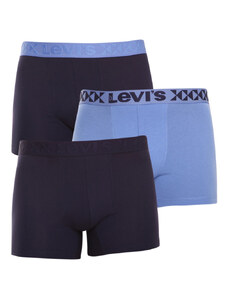 3PACK pánské boxerky Levis modré (701203918 001)