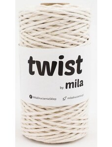 TWIST MILA 3 mm - ecru / přírodní zlatá