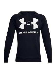 Under Armour Rival Fleece Big Logo Hoodie Muži - Mikiny a mikiny s kapucí Under Armour - Černá - 1357093-001-M