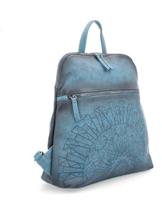 Městský batoh ze syntetické kůže Indee modrá 6297 M