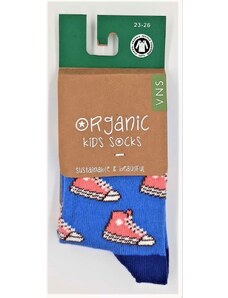 VNS Organic socks Dětské ponožky VNS Organic kids Shoes blue pink