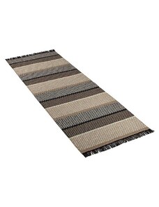 Lina Johansson Švédsko Plastový koberec Folke taupe brown 70x150
