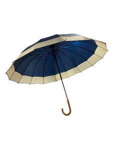 Swifts Holový deštník s béžovým okrajem modrá 1102