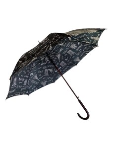 Swifts Holový deštník s motivem černá 1105