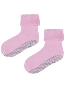 Dětské teplé protiskluzové ponožky Emel - SFA 100-20 - Růžová