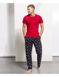 Pánské pyžamové kalhoty se vzorem Skinnifit