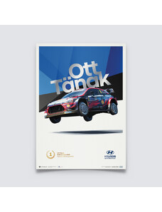 Automobilist Posters | Hyundai Motorsport - Ott Tänak - Rally Estonia - 2020 | Collector's Edition