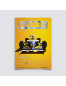 Automobilist Posters | Formula 1 - Decades - Williams - 1990s | Collector's Edition