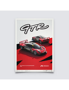 Automobilist Posters | McLaren F1 GTR - Team LARK - 1996 | Limited Edition