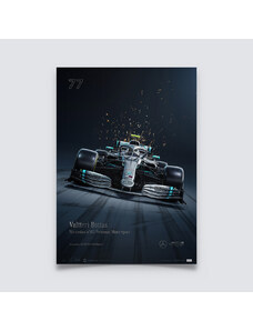 Automobilist Posters | Mercedes-AMG Petronas Motorsport - Valtteri Bottas - 2019 | Collector's Edition