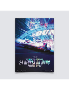 Automobilist Posters | Porsche 917 KH - Future - 24h Le Mans - 2054 | Collector's Edition