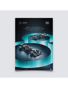 Automobilist Posters | Mercedes-AMG Petronas F1 Team - 8 Titles | Collector’s Edition