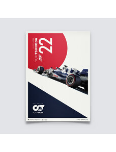 Automobilist Posters | Scuderia AlphaTauri - Yuki Tsunoda - 2021 | Limited Edition