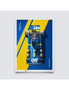 Automobilist Posters | Tyrrell P34 - Jody Scheckter - Swedish Grand Prix - 1976 | Limited Edition