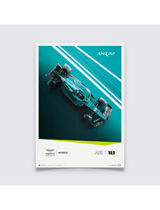 Automobilist Posters | Aston Martin Aramco Cognizant Formula 1 Team - Lance Stroll - 2022 | Limited Edition