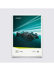 Automobilist Posters | Aston Martin Aramco Cognizant Formula 1 Team - Sebastian Vettel - 2022 | Limited Edition