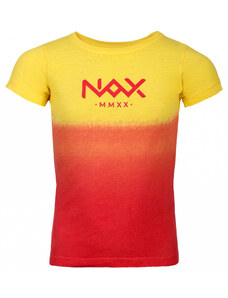 Dětské bavlněné triko NAX - KOJO - žlutá