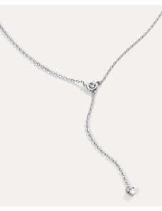 ALEYOLÉ Stříbrný náhrdelník Disco Ball silver