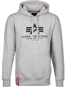 Alpha Industries Basic Hoody Greyheather L