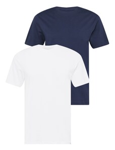 WRANGLER Tričko námořnická modř / bílá