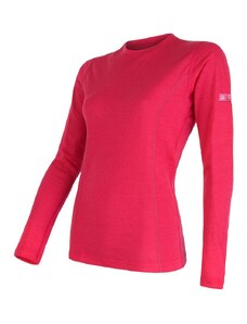 SENSOR MERINO ACTIVE dámské triko dl.rukáv magenta